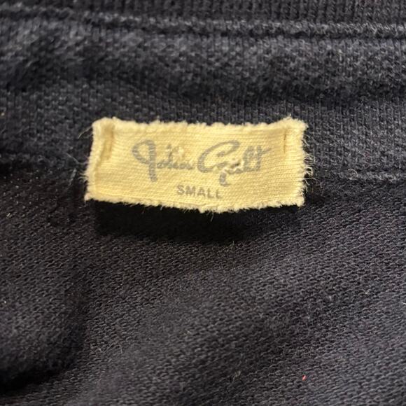 Brandy Melville cropped striped John Galt rugby shirt, blue and red, size small - Picture 5 of 6